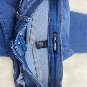 Fashion Nova Medium Wash Skinny Jeans